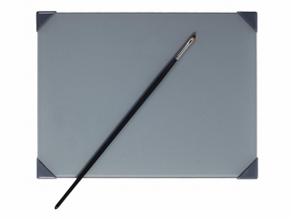 New Wave POSH glass table top palette grey 30.5 x 40.6 cm
