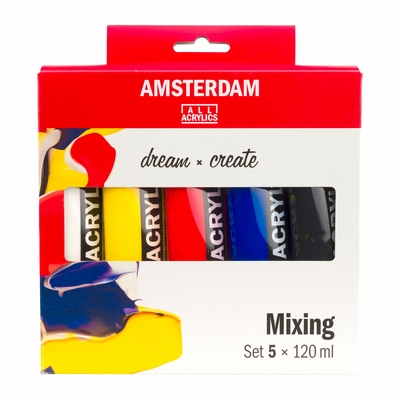 Amsterdam Amsterdam mixing set 5 x 120ml. acrylverf