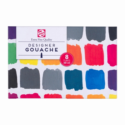 Talens Gouache extra fijn mengset 8X20ml