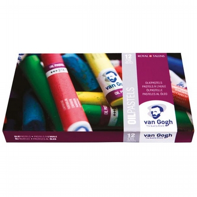 Van Gogh Oliepastel 12 stuks set algemene kleuren Van Gogh