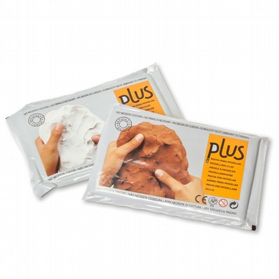 Plus Klei wit 1 kg luchtdrogend Sio Plus