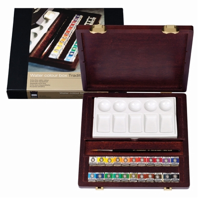 Rembrandt aquarel Rembrandt aquarelverf kist traditional napjes
