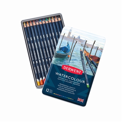 Derwent Aquarelpotloden 12 stuks set Derwent Watercolour
