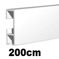 Artitec Ophangrail 2 meter wit gelakt Clickrail
