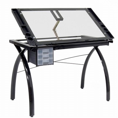 Studio Designs Futura craft station black/ clear