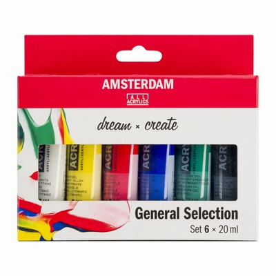 Amsterdam Amsterdam acrylverf 6 x 20ml general selection