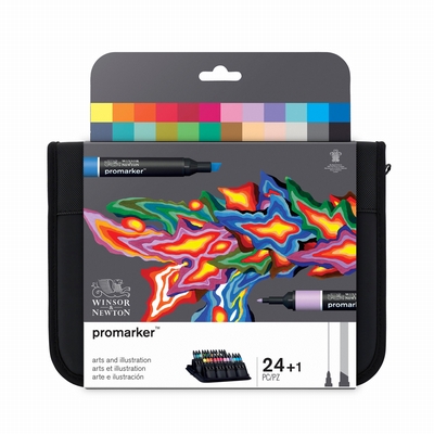 Winsor&Newton Promarker™Arts and Illustration 24+1 set