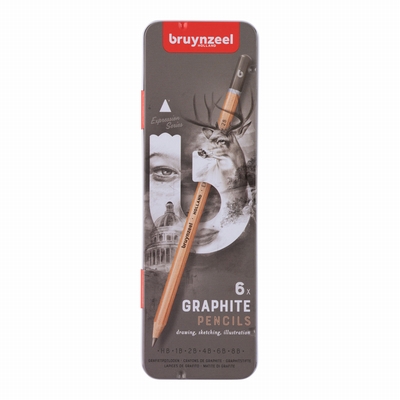 Bruynzeel Bruynzeel Expression grafietpotloden 6st.
