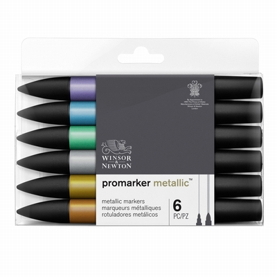 Winsor&Newton Promarker™Metallic 6 set