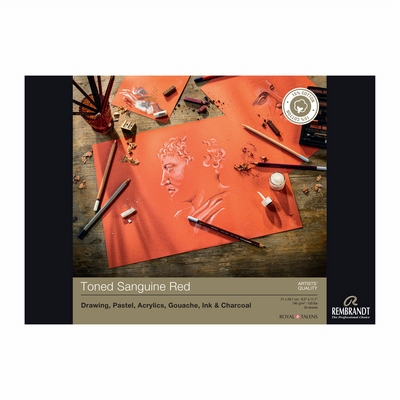 Rembrandt papier Rembrandt toned paper sanguine red A4 50 vel 180grs.