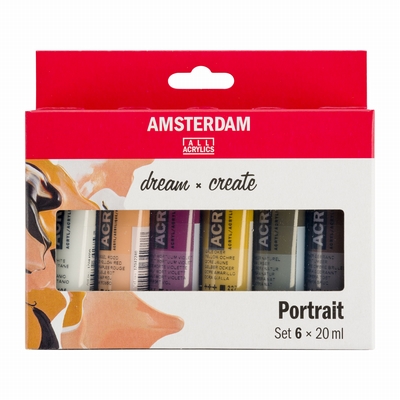 Amsterdam Amsterdam acrylverf 6 x 20ml portret