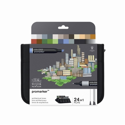 Winsor&Newton Promarker™Architecture 24+1 set