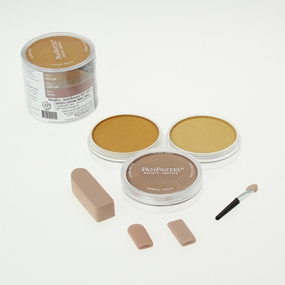 Colorfin  PanPastel metallic set gold/r. gold/bronze