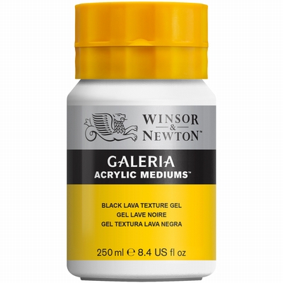 Galeria Black lava texture gel 250ml