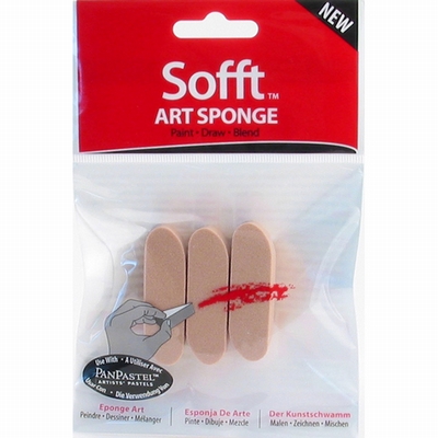 Colorfin  PanPastel sponge bar round 3st.