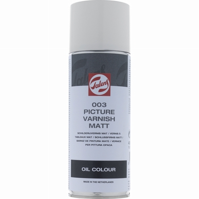 Talens Olieverf schilderijvernis mat 400 ml spuitbus Talens