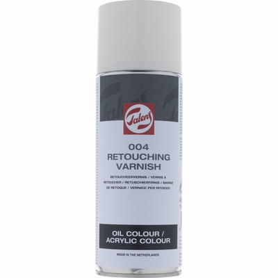 Talens Olieverf retoucheervernis 400 ml spuitbus Talens