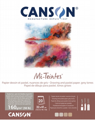 Mi Teintes Mi-Teintes® 32X41 160gr grey tones