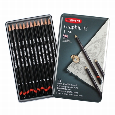 Derwent Derwent Graphic 12st B-9H Technical Hard