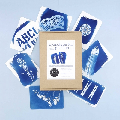 PAR PAR cyanotype kit postcard