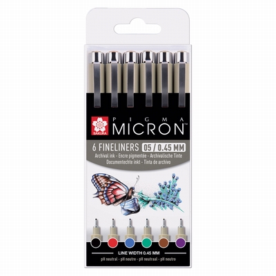 Sakura Pigma micron 05 0.45mm basic set