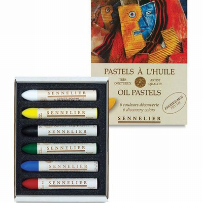 Merkloos Sennelier oliepastel set ontdekking 6st.