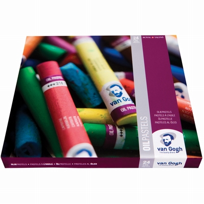 Van Gogh Oliepastel 24 stuks set algemene kleuren Van Gogh 